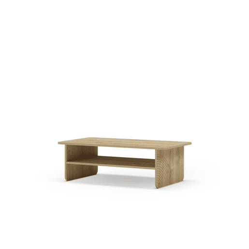Mesa de centro DAIRA fixa cor carvalho