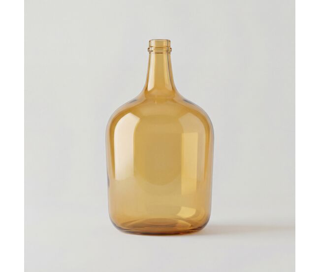 Garrafa de vidrio apple 10 litros color amarelo