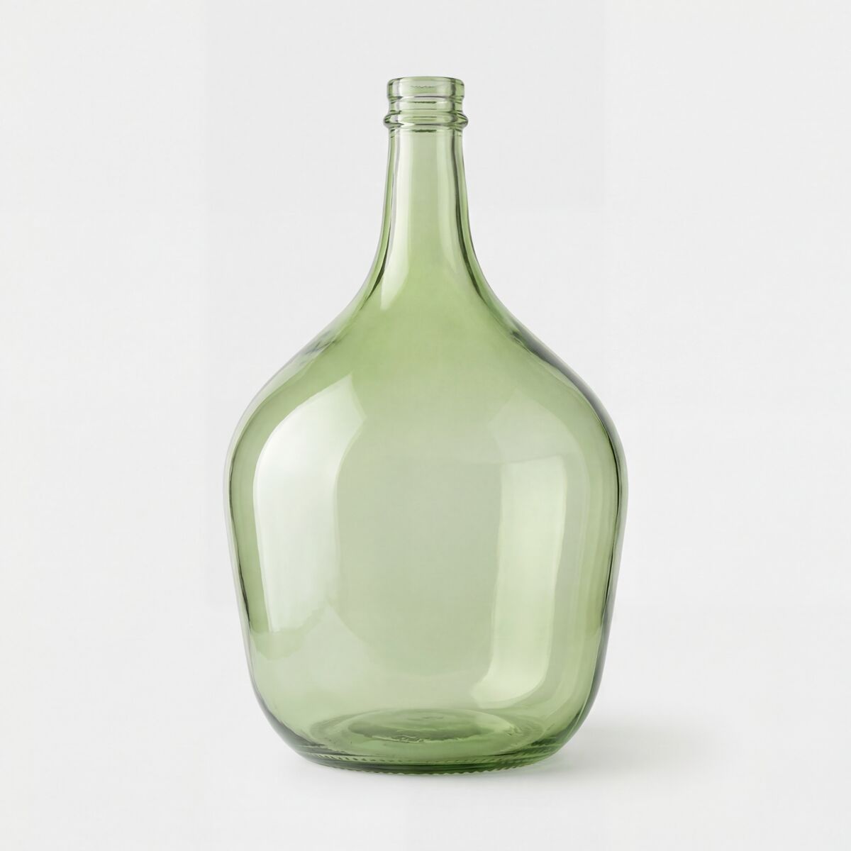 Garrafa de vidrio apple 10 litros color matcha