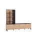 Compacto tv 208 cm negro y roble BELGRADO Compacto tv 208 cm negro y roble BELGRADO Negro/ Madera