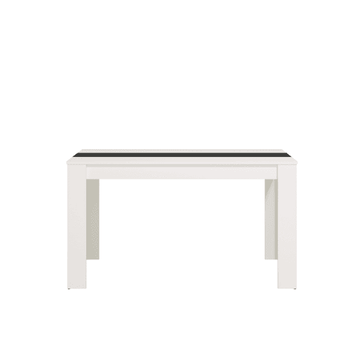 Mesa de jantar fixa NICO branco e preto