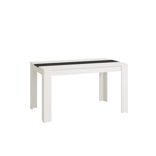 Mesa de jantar fixa NICO branco e preto