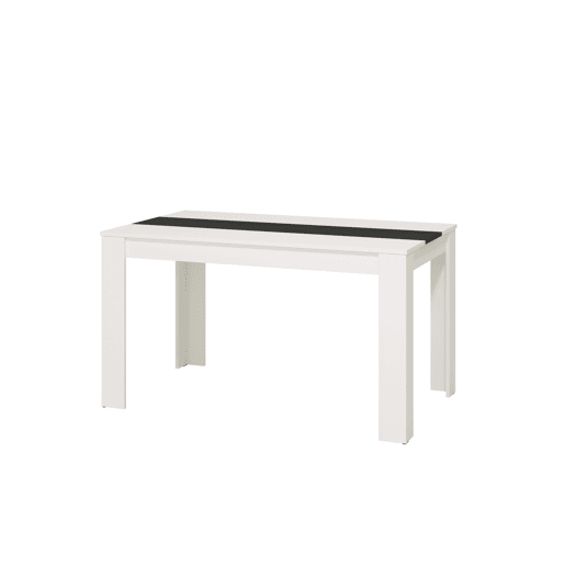 Mesa de jantar fixa NICO branco e preto