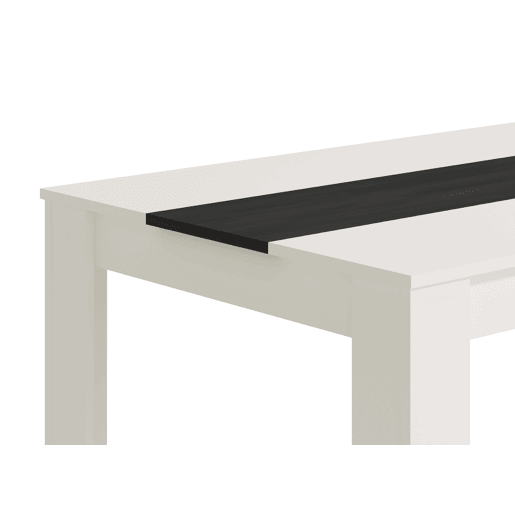 Mesa de jantar fixa NICO branco e preto