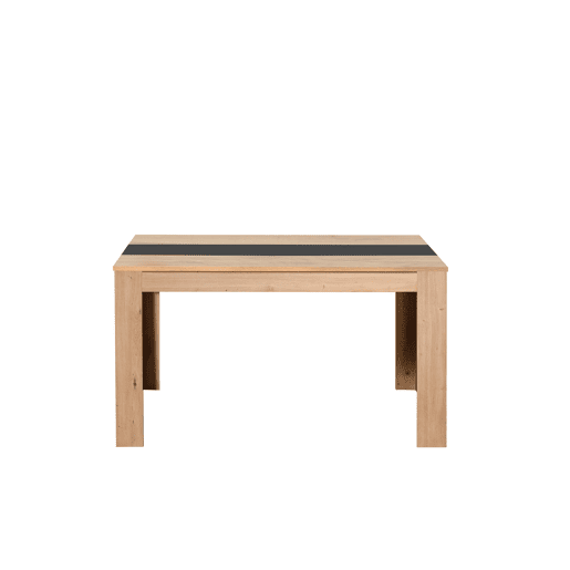 Mesa de jantar fixa NICO carvalho e preto Mesa de jantar fixa NICO carvalho e preto