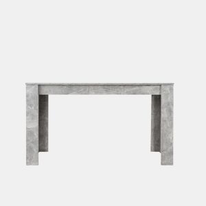 Mesa de jantar fixa NICO cinza e branco