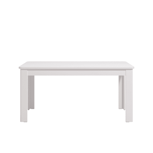 Mesa de jantar extensÃvel JERSEY em branco Mesa de jantar extensÃvel JERSEY em branco