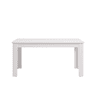 Mesa de jantar extensível JERSEY em branco