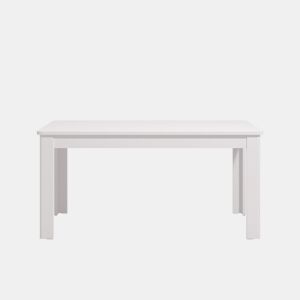 Mesa de jantar extensível JERSEY em branco