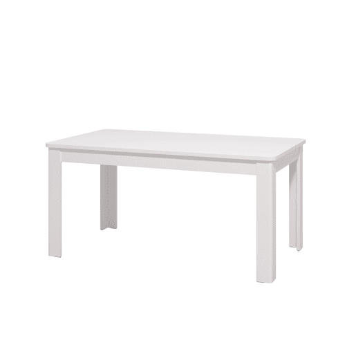 Mesa de jantar extensÃvel JERSEY em branco Mesa de jantar extensÃvel JERSEY em branco