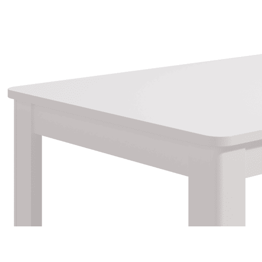 Mesa de jantar extensÃvel JERSEY em branco Mesa de jantar extensÃvel JERSEY em branco