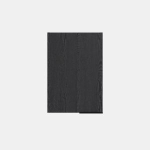 Módulo de parede ANNA 40 cm com 1 porta, preto