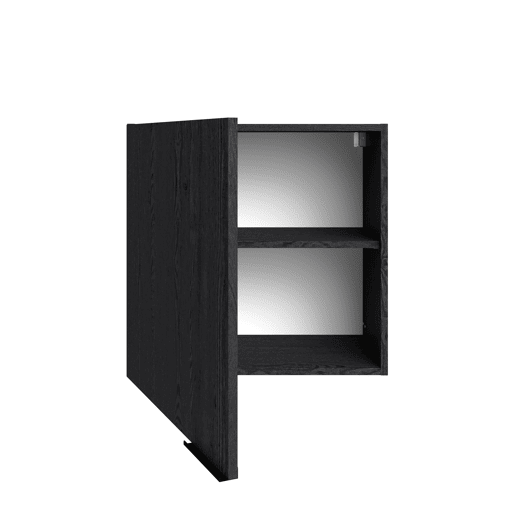 Módulo de parede ANNA 60 cm com 1 porta, preto Módulo de parede ANNA 60 cm com 1 porta, preto