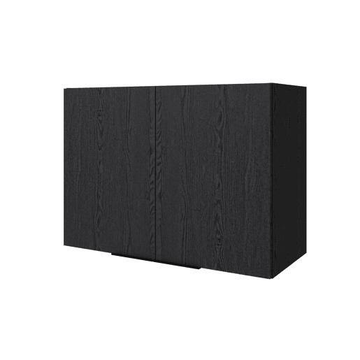 Módulo de parede ANNA 80 cm com 2 portas, preto Módulo de parede ANNA 80 cm com 2 portas, preto