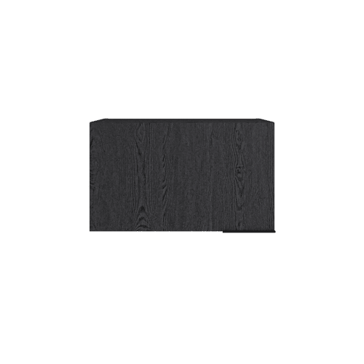 Módulo de parede ANNA 60x35,3 cm com 1 porta, preto