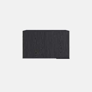 Módulo de parede ANNA 60x35,3 cm com 1 porta, preto