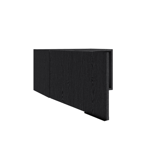 Módulo de parede ANNA 60x35,3 cm com 1 porta, preto