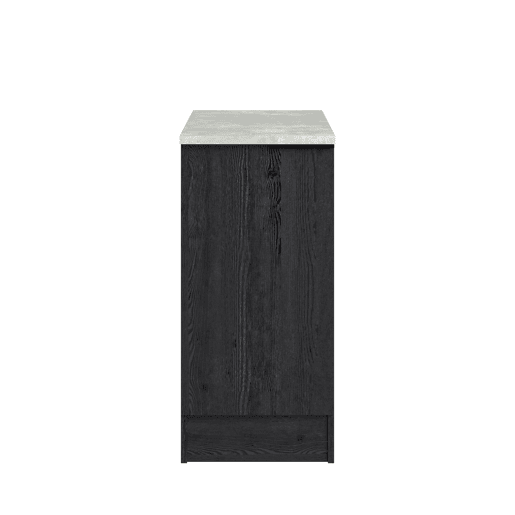 Módulo baixo ANNA 40 cm com 1 porta, preto Módulo baixo ANNA 40 cm com 1 porta, preto