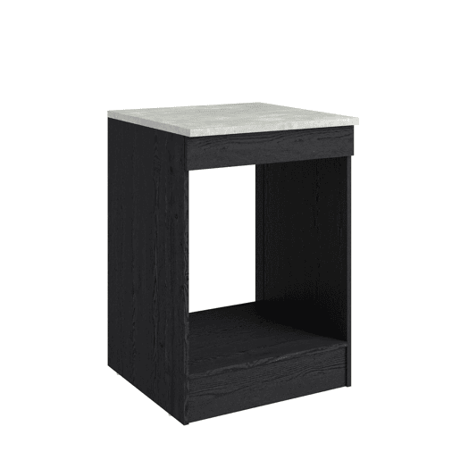 Módulo baixo ANNA 60 cm para forno, preto
