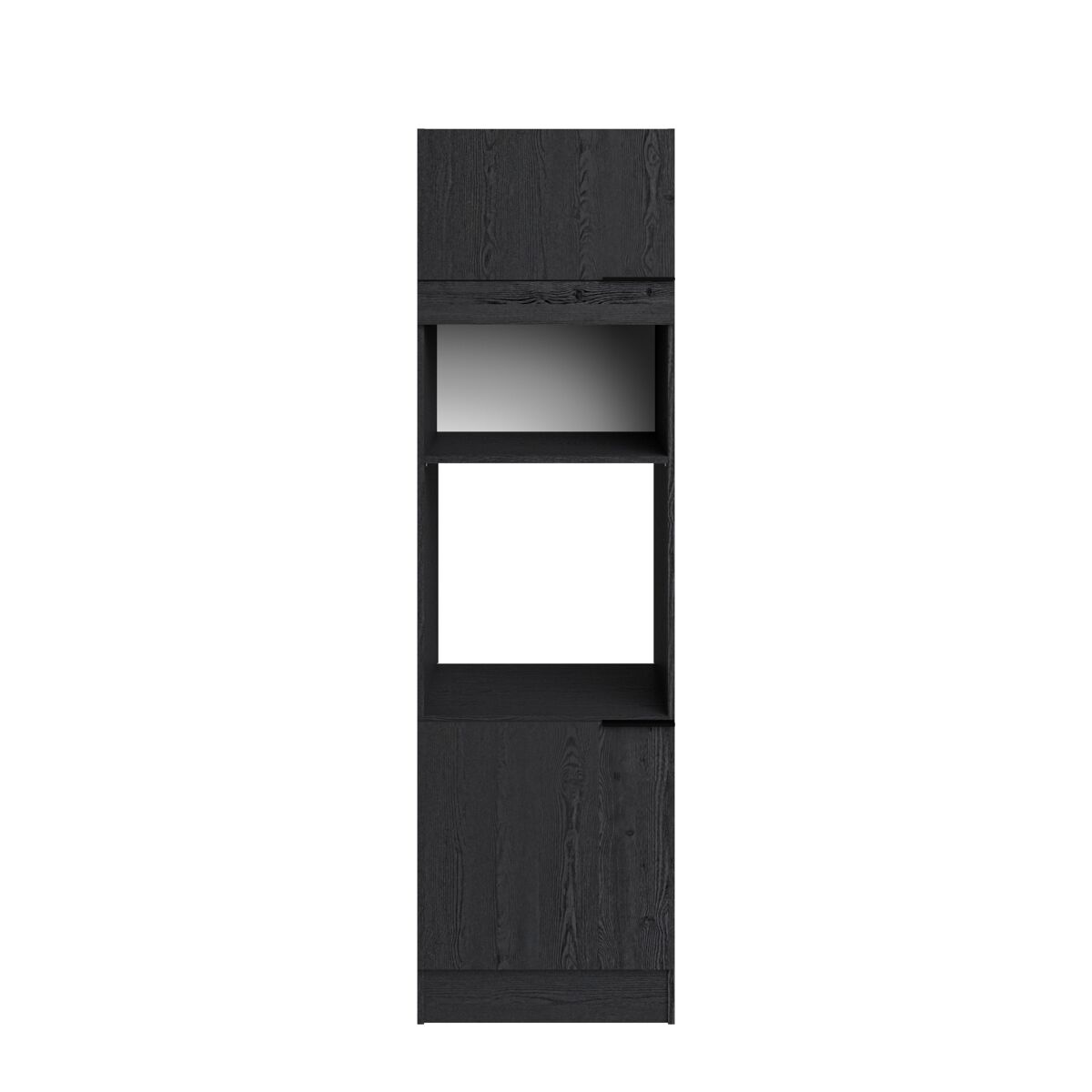 Módulo columna alta anna de 60cm 2 puertas negro
