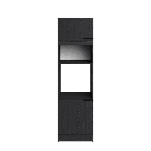 Módulo de coluna alto ANNA 60cm com 2 portas preto