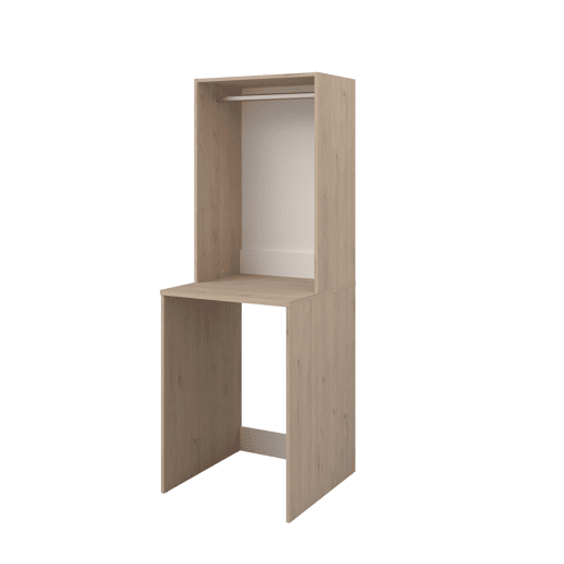 Módulo alto NEXO 65 cm para máquina de lavar, carvalho e branco