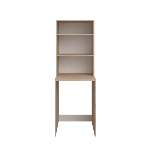 Módulo alto NEXO 65cm para máquina de lavar roupa carvalho e branco