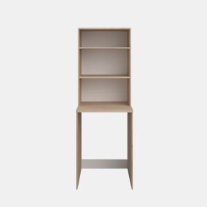 Módulo alto NEXO 65cm para máquina de lavar roupa carvalho e branco