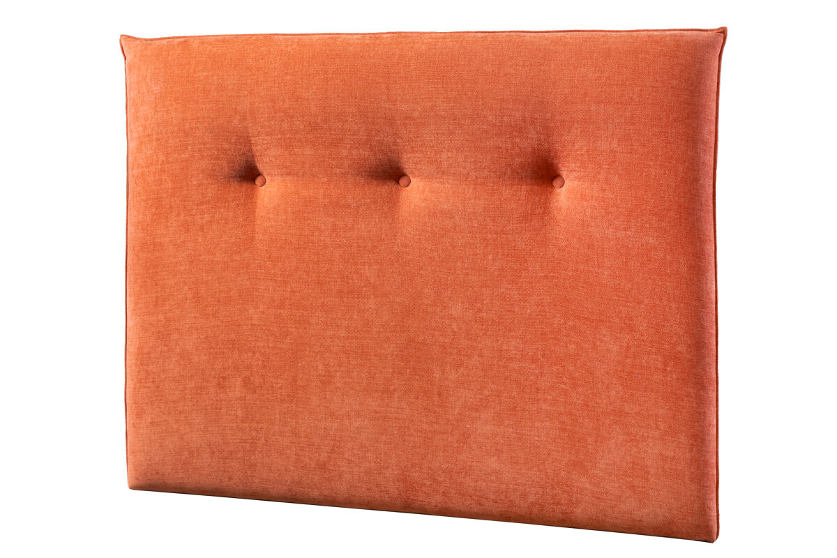 Cabecero rubens 160x115x12cm tela teja - conforama