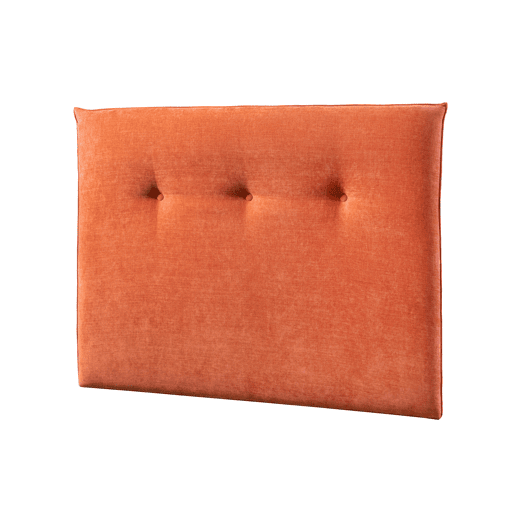 Cabeceira RUBENS 160x115x12 cm tecido cor ferrugem