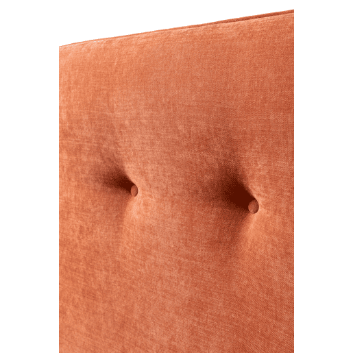 Cabeceira RUBENS 160x115x12 cm tecido cor ferrugem
