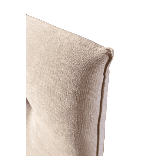 Cabeceira RUBENS 160x115x12 cm tecido cor bege
