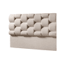 Cabeceira DANUBIO 160x115x12 cm tecido bege