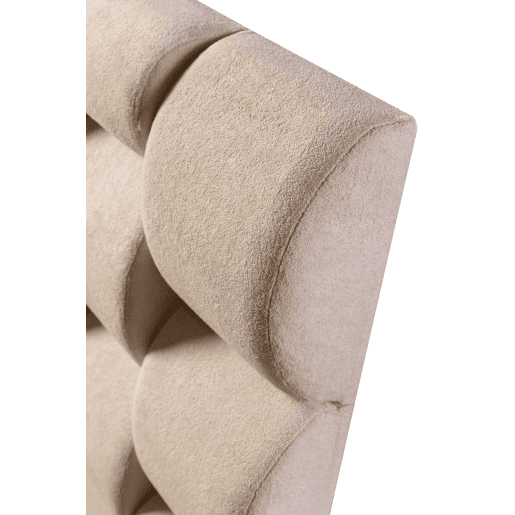 Cabeceira DANUBIO 160x115x12 cm tecido bege