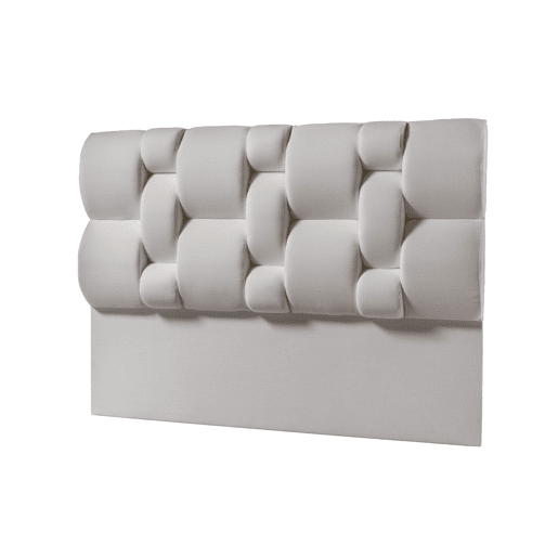 Cabeceira SENA 160x115x12 cm tecido branco