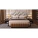 Cabecero SENA 160x115x12cm tela Cabecero SENA 160x115x12cm tela Blanco