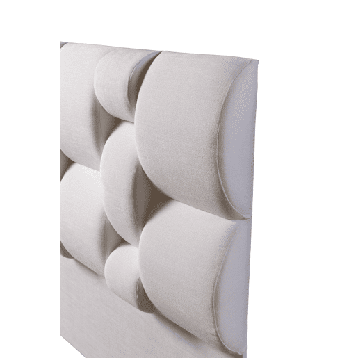 Cabeceira SENA 160x115x12 cm tecido branco