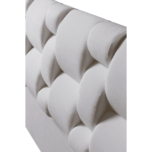 Cabeceira SENA 160x115x12 cm tecido branco
