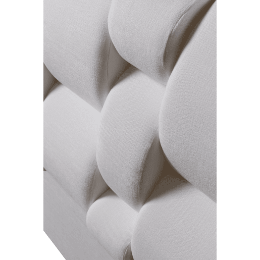 Cabeceira SENA 160x115x12 cm tecido branco