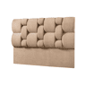 Cabeceira SENA 160x115x12 cm tecido castanho