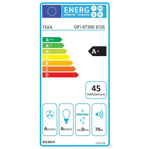 Exaustor grupo filtrante TEKA GFI 67350 EOS SS