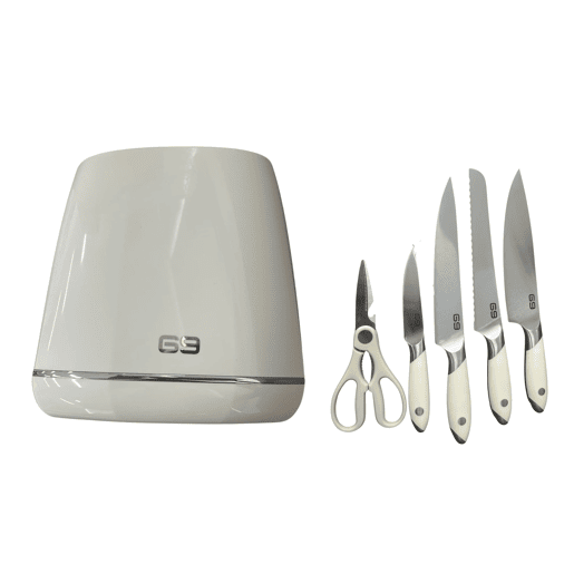 Conjunto de 4 facas e tesouras de cozinha, marca G9