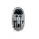 Set de 4 cuchillos y tijeras de cocina marca G9 Set de 4 cuchillos y tijeras de cocina marca G9 Plateado
