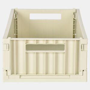 Caixa de plástico PLEGABLE I 18,6x43x29,5cm cor bege