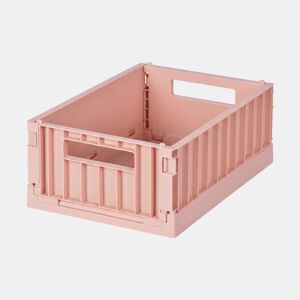 Caixa de plástico PLEGABLE I 11,8x29,5x21,2cm cor rosa