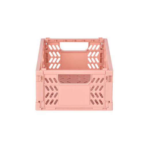 Caixa de plástico PLEGABLE II 8,5x21x14,5cm cor rosa