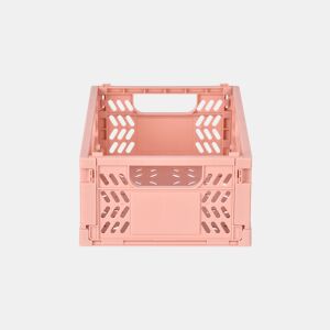 Caixa de plástico PLEGABLE II 8,5x21x14,5cm cor rosa
