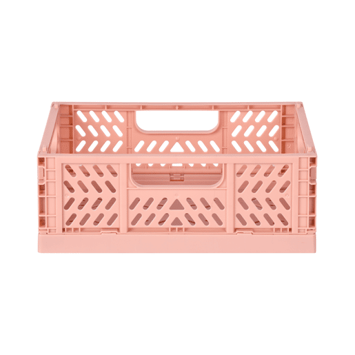 Caixa de plástico PLEGABLE II 8,5x21x14,5cm cor rosa