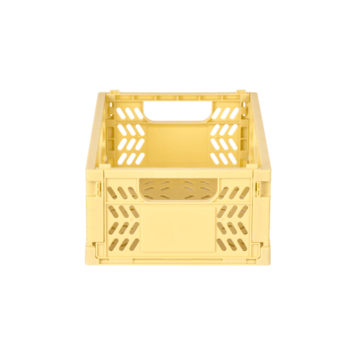 Caixa de plástico PLEGABLE II 8,5x21x14,5cm cor amarelo