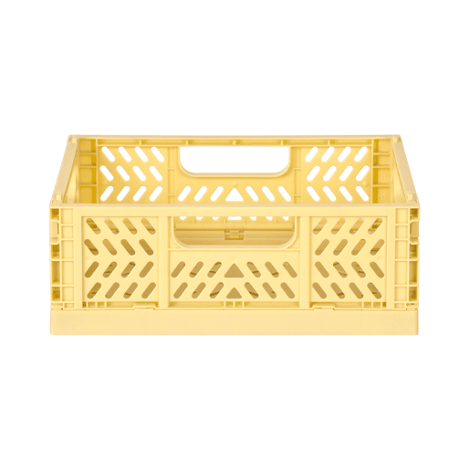 Caixa de plástico PLEGABLE II 8,5x21x14,5cm cor amarelo